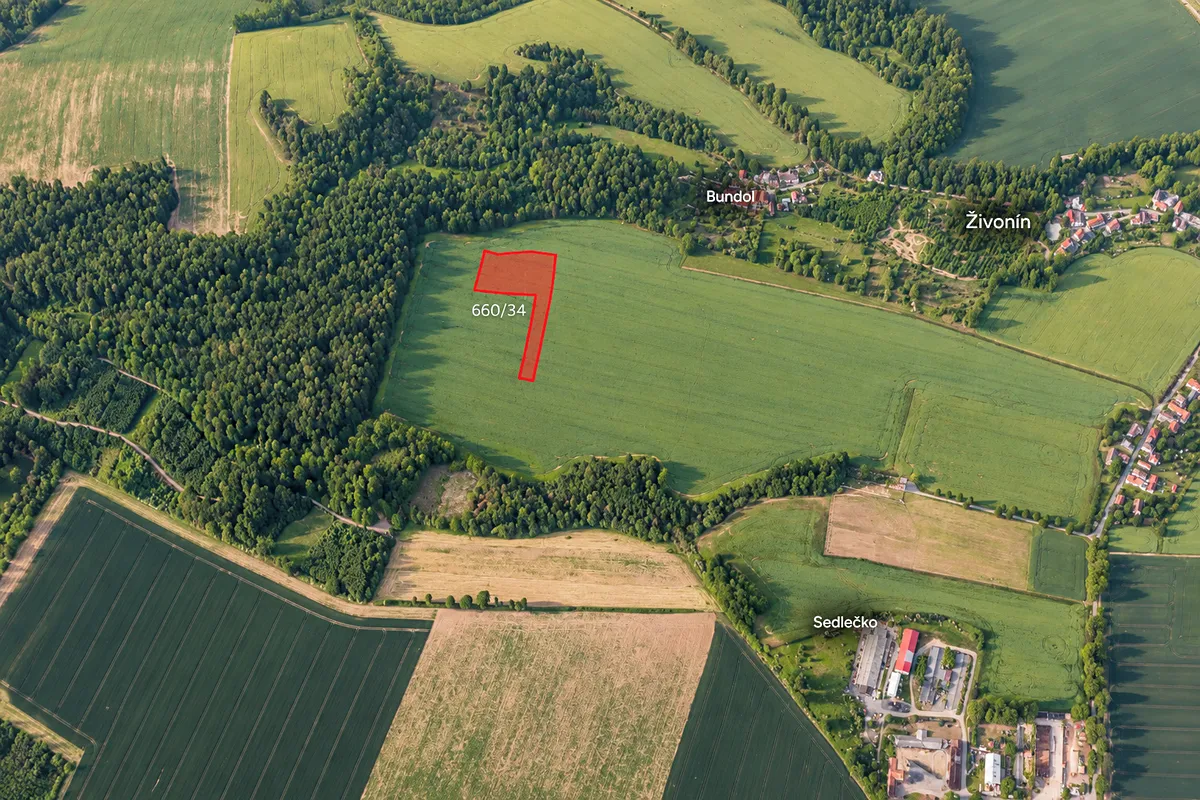 Prodej pole 5410 m²